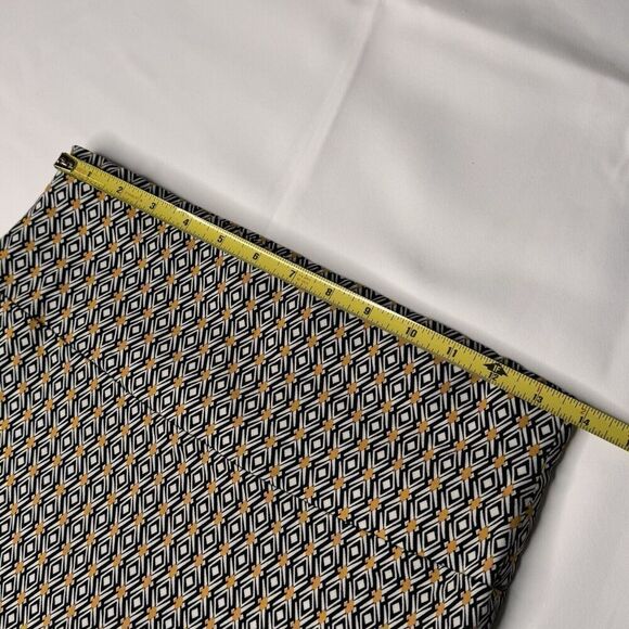 Ashley Blue Sz L P Knit Knee Length Straight & Pencil Skirt Geometric Women's - Picture 6 of 11